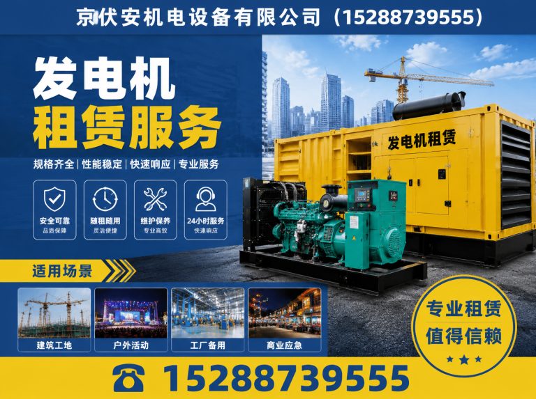黄山发电车出租展示图