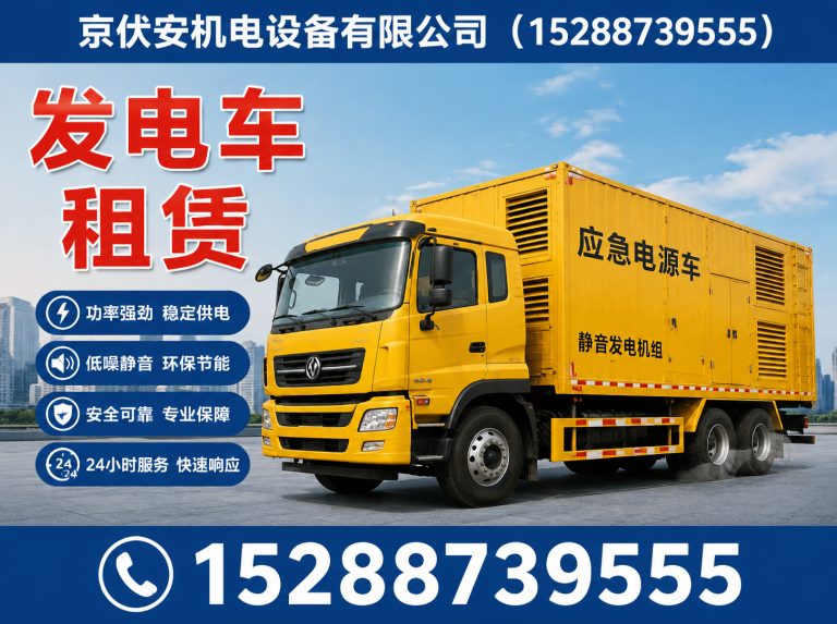 黄山发电车租赁展示图